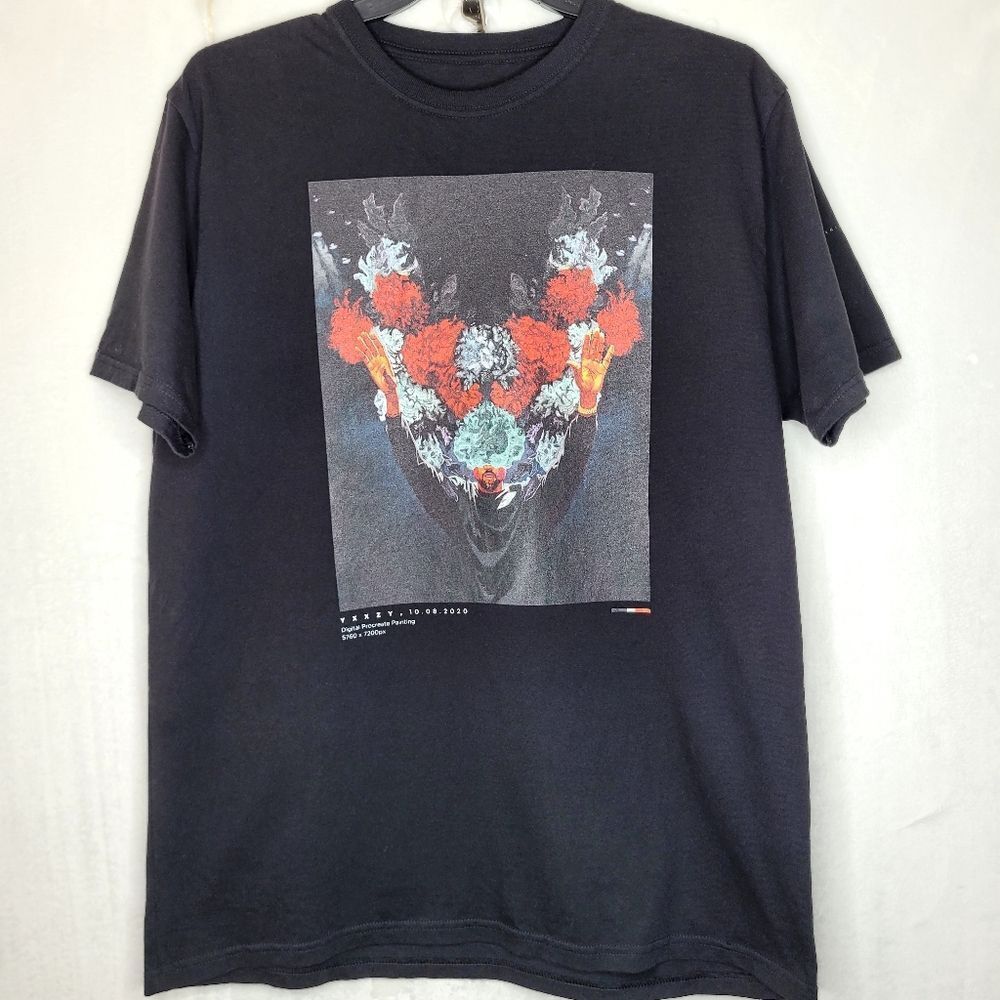 Yeezy Digital Procreate‎ Painting T Shirt Size XL